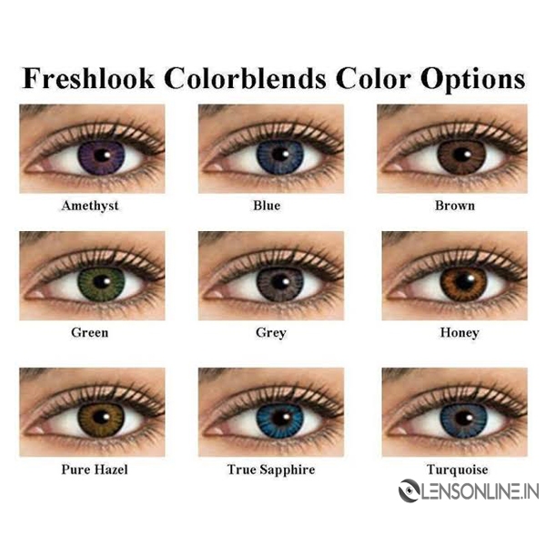 FRESHLOOK MONTHLY COLOR BLENDS STERLING GRAY (2 LENS)