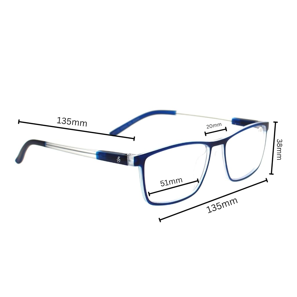 Esperto Readers Wood Brown (Blue Cut)