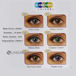 Celebration Yearly Color Toric (1 Lens Per Bottle)