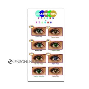CELEBRATION COLORS | Yearly Color Contact Lens (1 Lens Per Bottle)