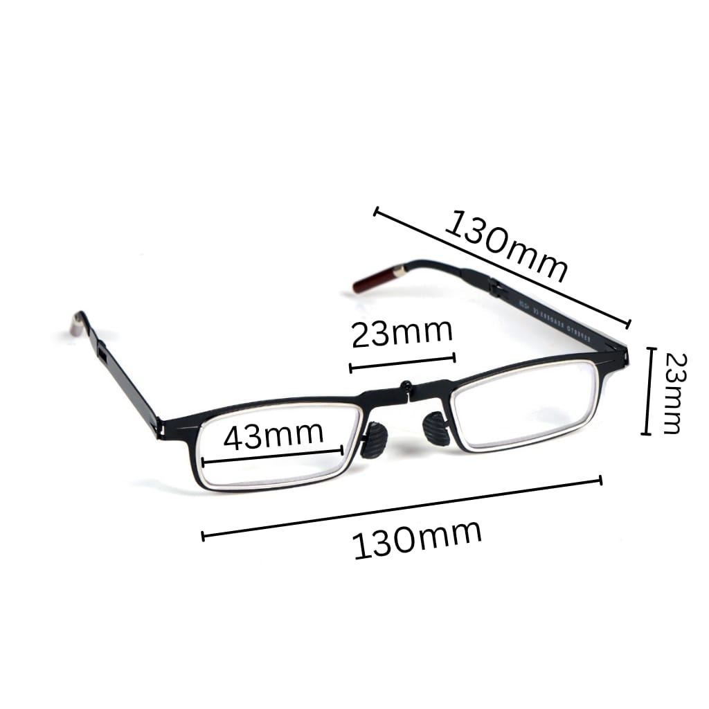 Esperto Readers Slim Fold Brown (Blue Cut)