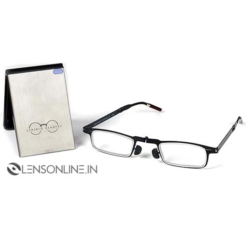 Esperto Readers Slim Fold Black (Blue Cut)